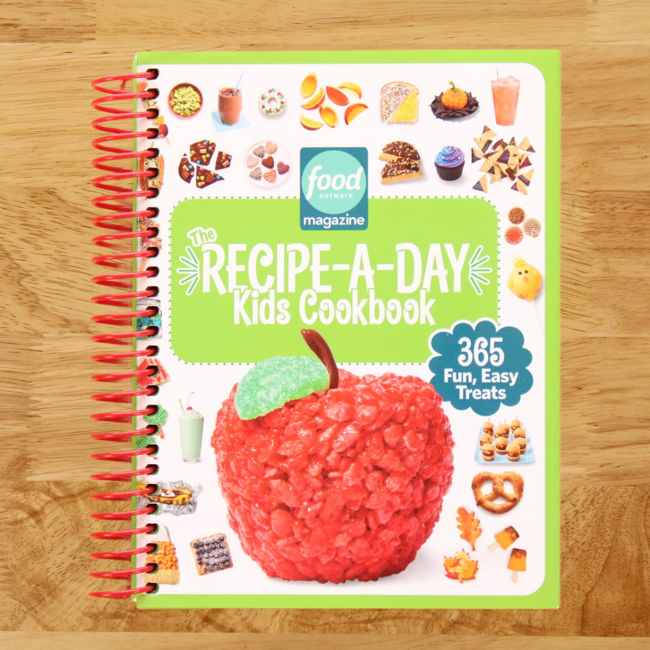 Food Network Magazine The Recipe-A-Day Kids Cookbook: 365 Fun, Easy Treats (Food Network Magazine's Kids Cookbooks) (Spiral bound)