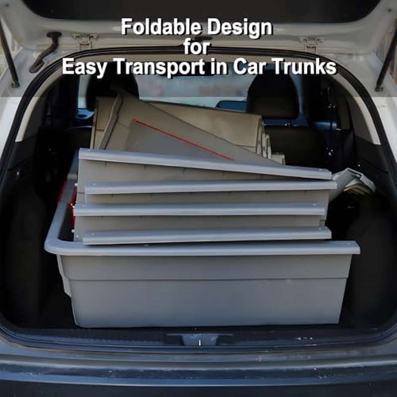 LECARDIO Folding Fishing Kayak - Portable Motorboat for 1-2 Person Heavy-Duty Collapsible Boat with Motor Mount, Bow Motor Compartment & PPR - Stable Kayak for Lakes, Rivers, - Easy Assembly, No Roof Rack Needed