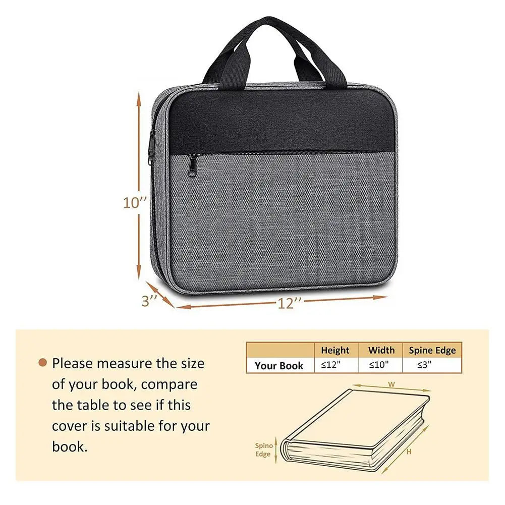 Bible Study Holy Cover Case Carry Bag Book Protective Canvas