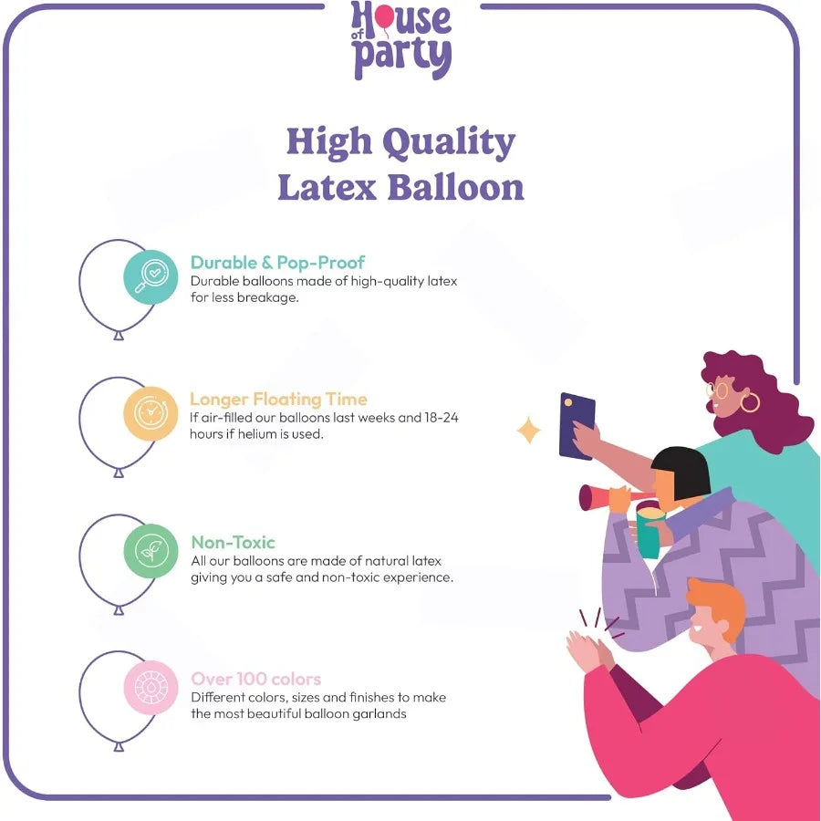 Metallic Purple Balloons Balloon Garland Kit With 5 12 18 Inch Purple Metallic Balloons For Halloween Christmas Party