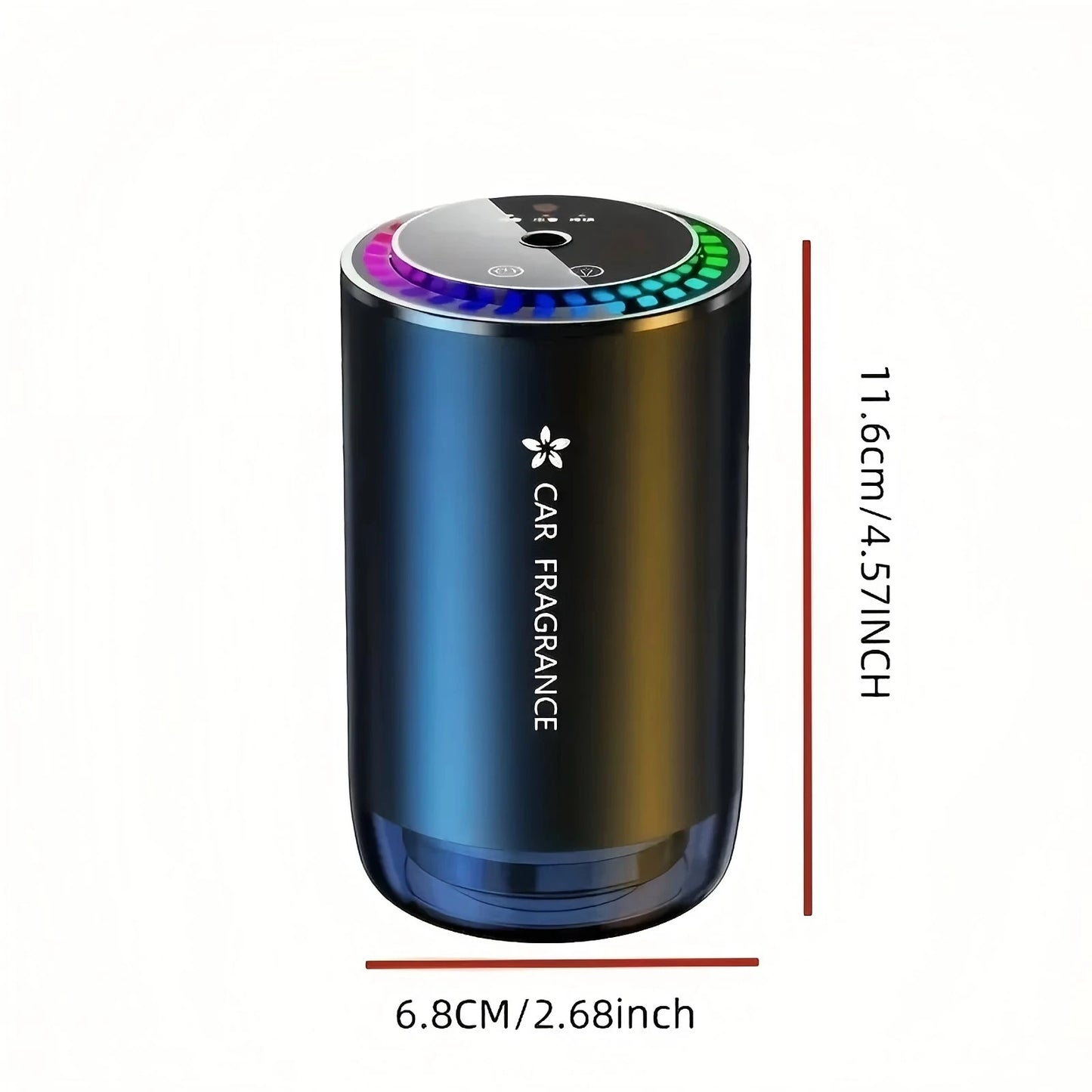 Smart Car Air Freshener With Projector Light Car Star USB Rechargeable Fragrance Diffuser Adjustable Fragrance Intensity