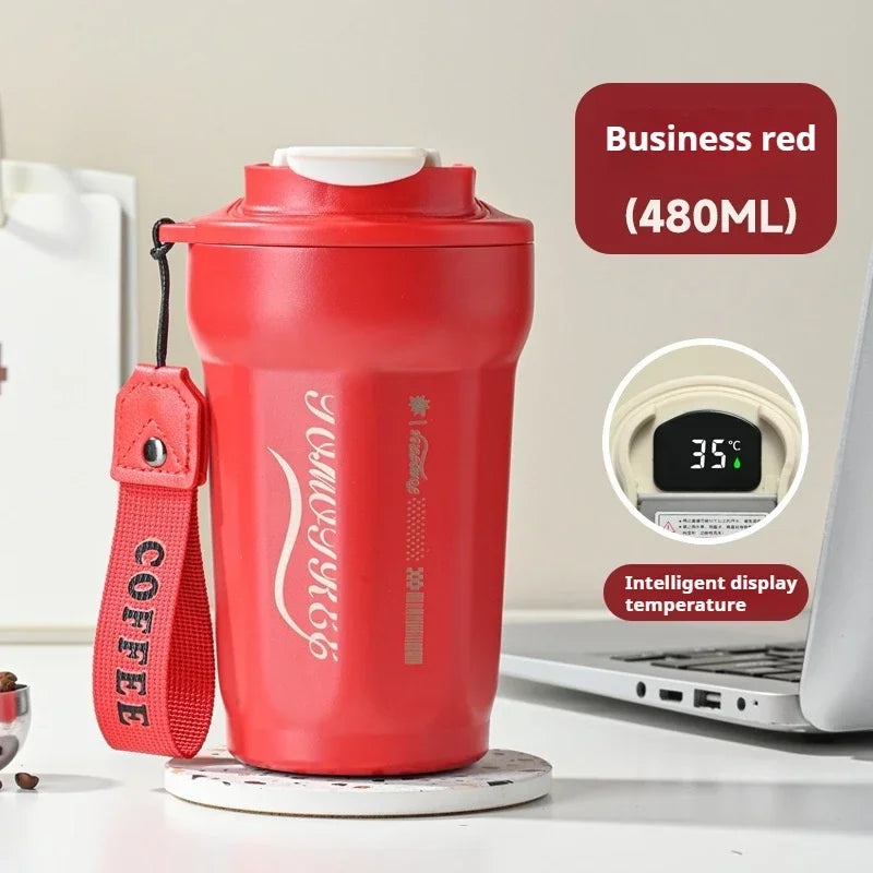 Stainless Steel Vacuum Flask Insulated Travel Mug Tumbler