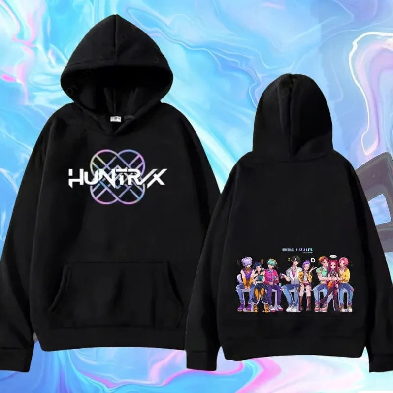 CN Anhui Devil Hunter Hoodie Y2K Streetwear Sweatshirt