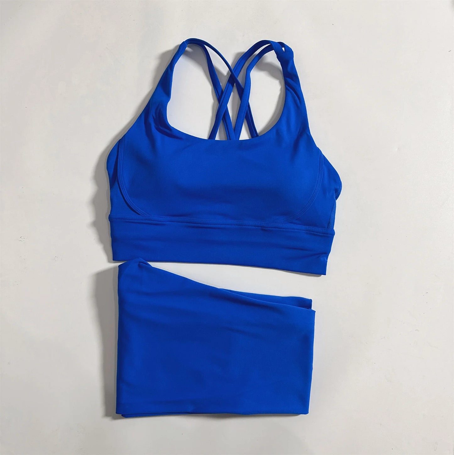 Fitness Set With Yoga Bra And High Waist Leggings 2PC