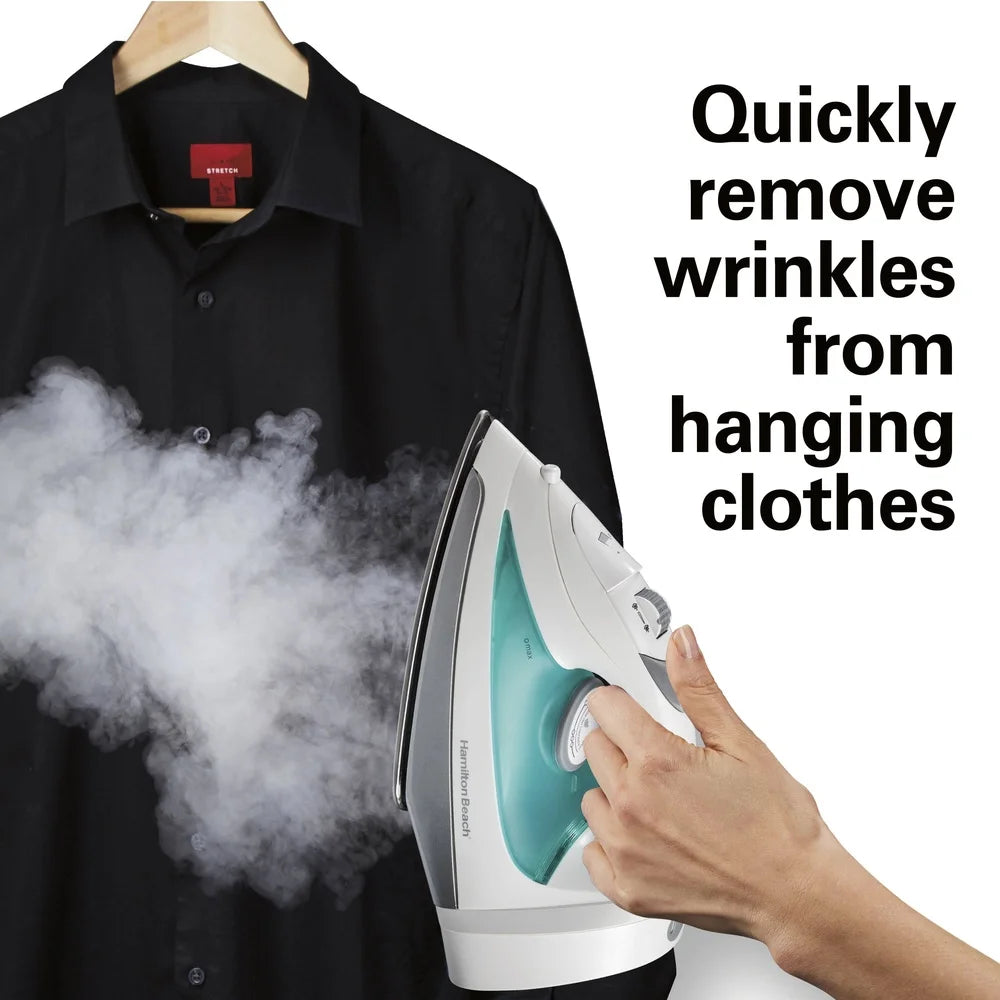 XMSJ Retractable Cord Steam Iron With Stainless Steel Soleplate