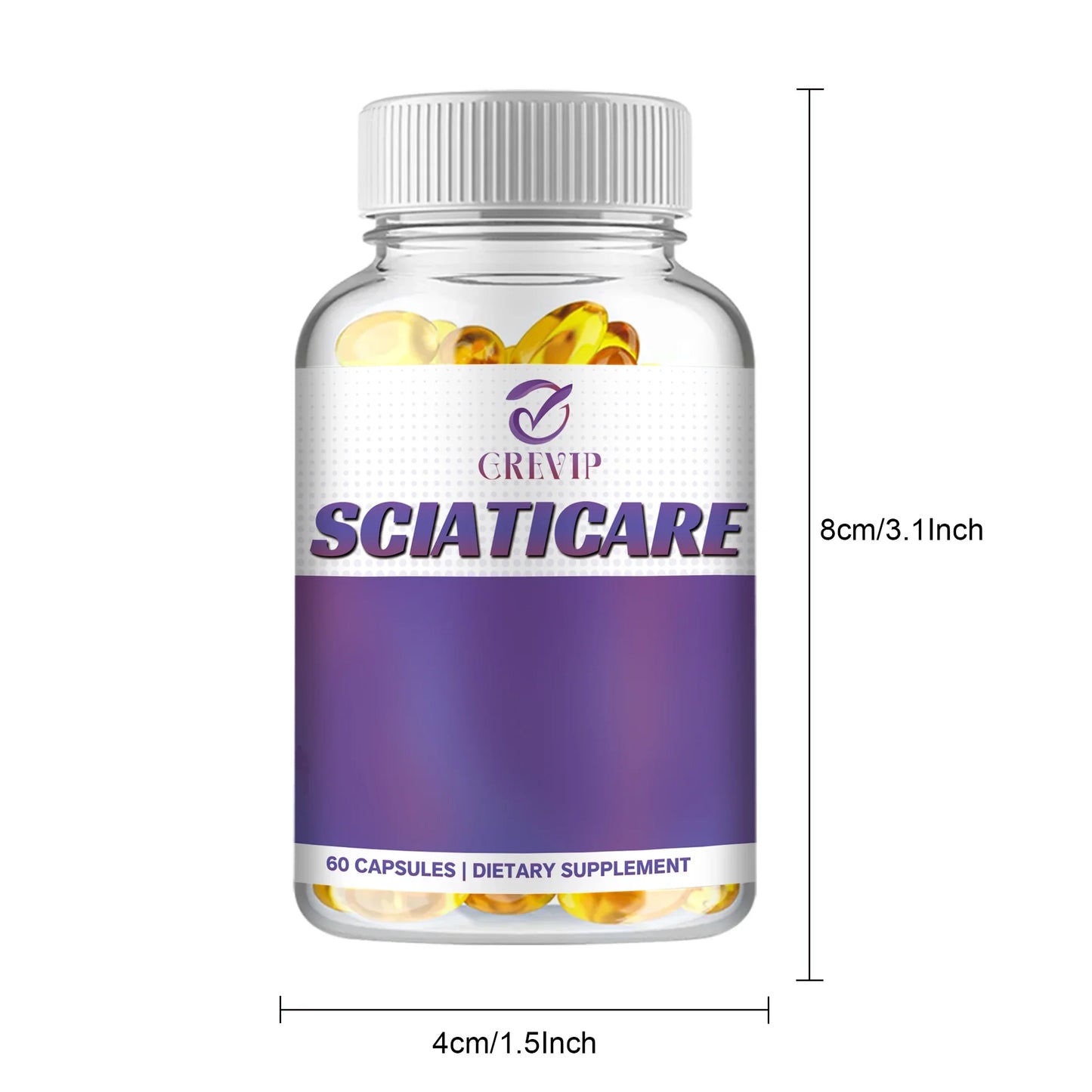 Sciatic Nerve Relief - Alpha Lipoic Acid - Promotes Sciatic Nerve Comfort and Relieves Nerve Pain - 60 Capsules