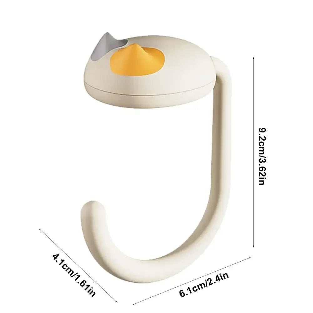 Cat Tail Purse Hook Portable Multifunctional Table Hook