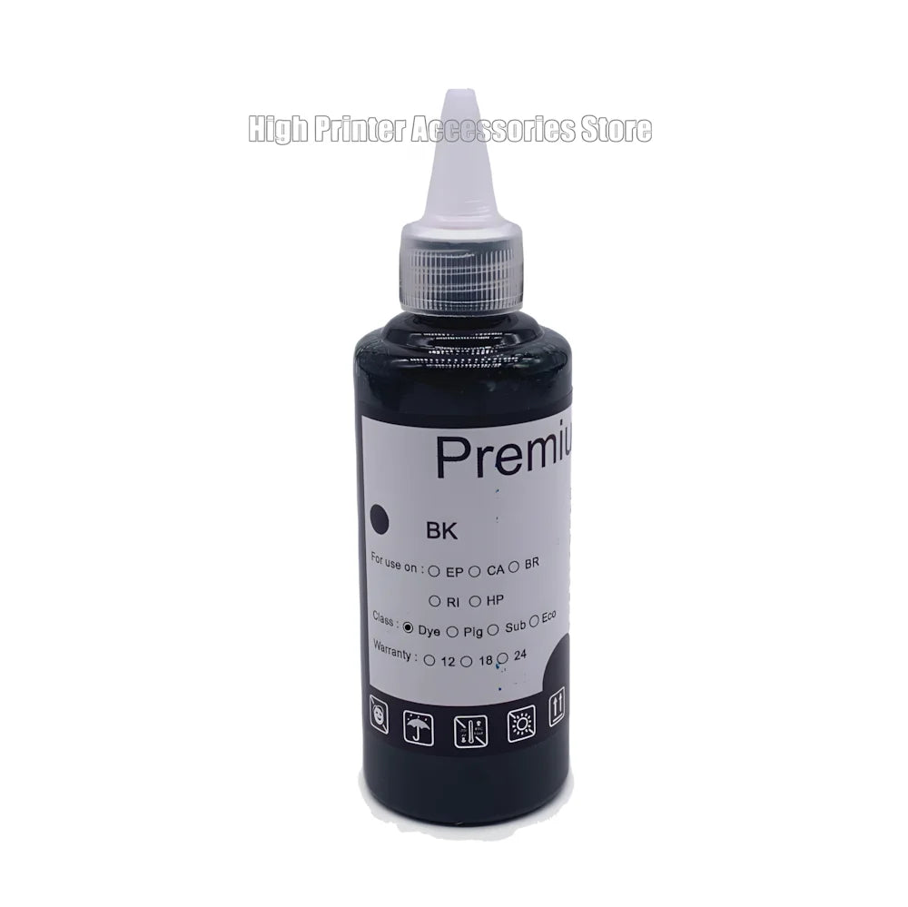 Zhouhui Dye Ink For Epson L Series Printers 1 Set Kit