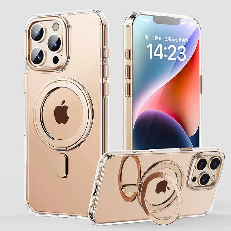Fancan Ultra Magnetic iPhone 16 Case With Ring Stand