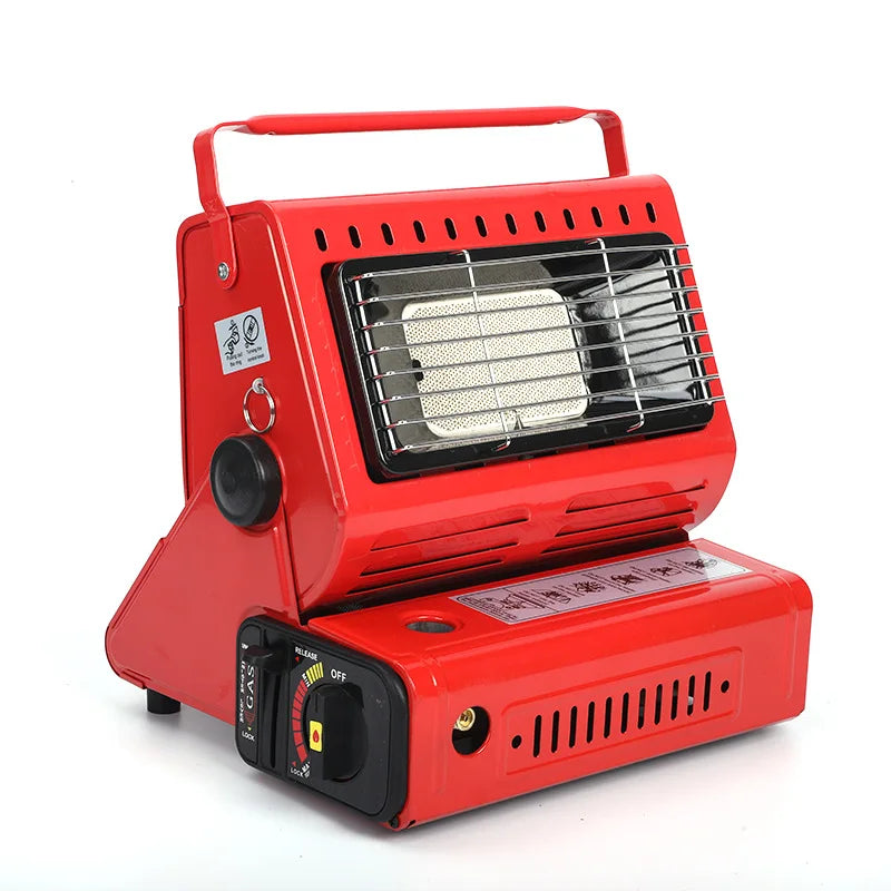 Camping Emergency Butane Heater With Double Coherent Heat Source And Ignition Device Included For Outdoor Survival Tools