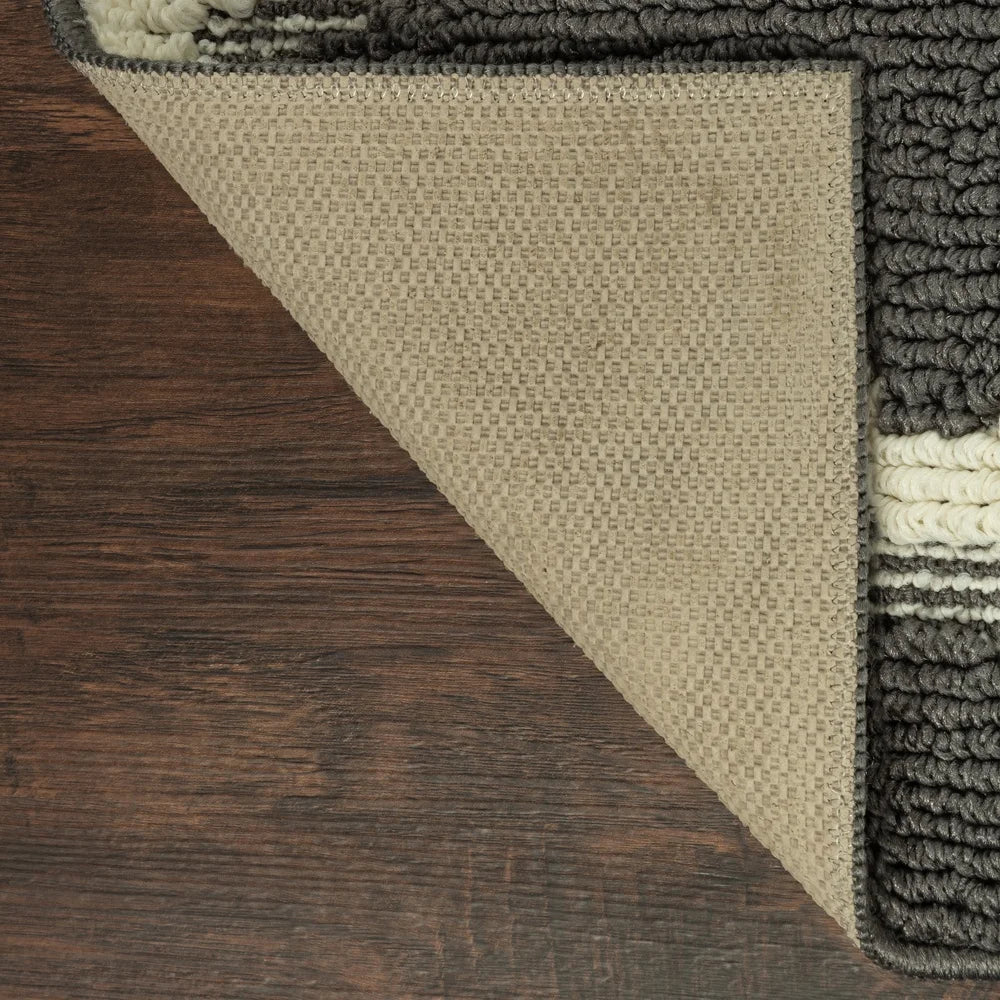 CN Fujian Diamond Geometric High Low Pile Rug Non Slip