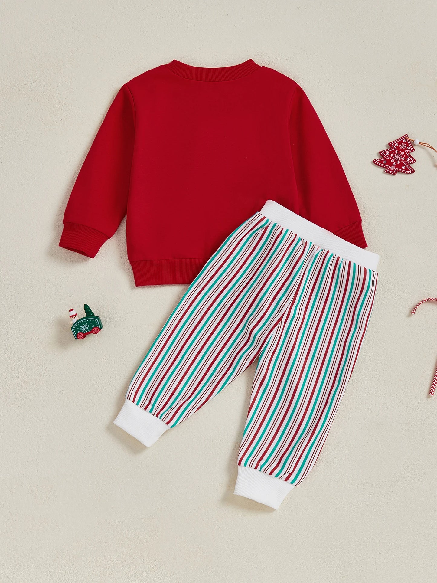 CN Guangdong Bear Print Hoodie And Joggers Set Baby Unisex