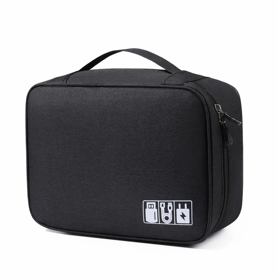 AHTOSKA Waterproof Cable Organizer Pouch For Chargers And Cables