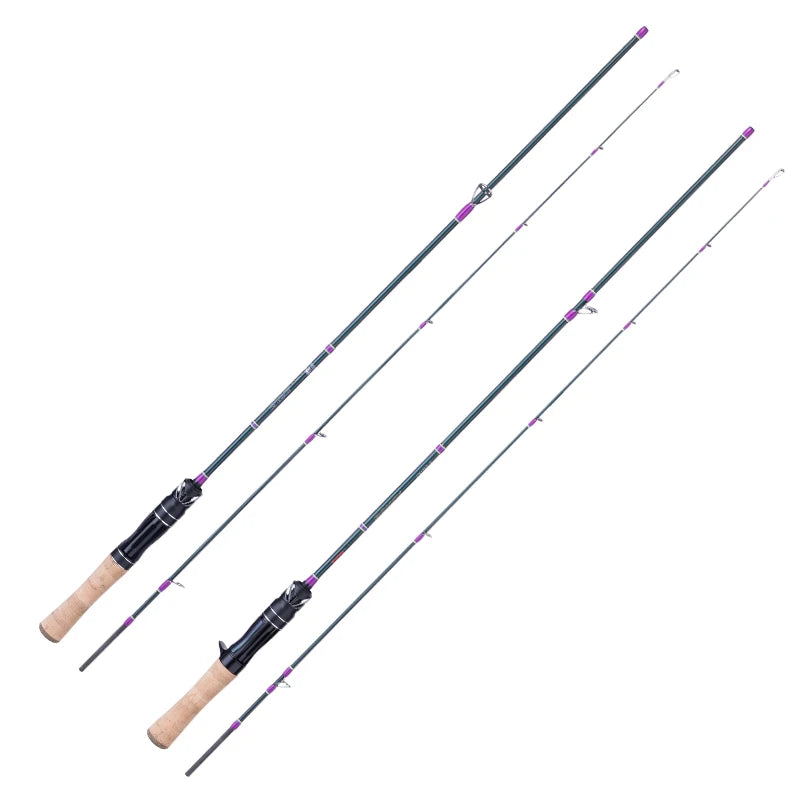 BANCY Ultralight Two-Piece Travel Spinning Casting Rod