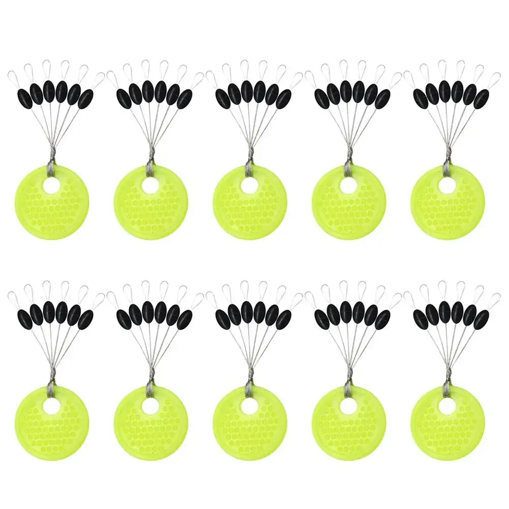 Rubber Space Beans Sea Carp Fly Fishing Float Stopper Set