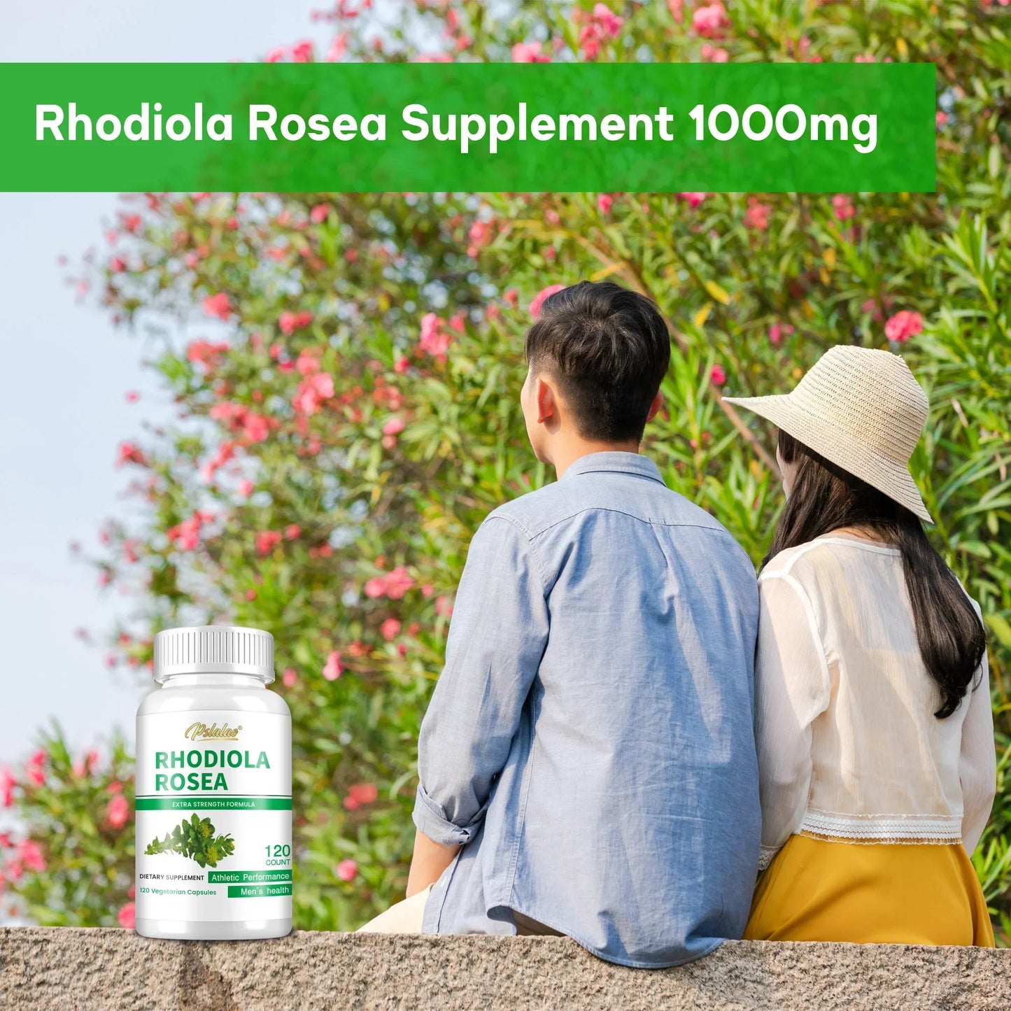 Rhodiola Rosea - Relieve Stress, Replenish Energy, Improve Endurance, and Improve Negative Mood - 120 Capsules