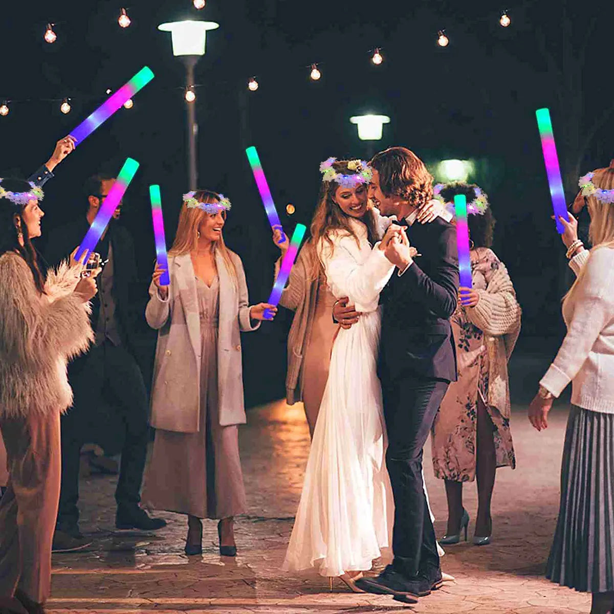 LED Light Up Flower Crown Glow Headband For Festivals
