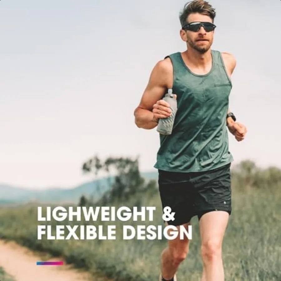 HydraPak SkyFlask Speed Collapsible Handheld Running Water Bottle 350ml 500ml Lightweight with Adjustable Strap