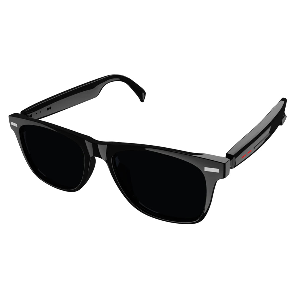 LAIMANEI Smart Glasses AI Voice Assistant Camera Glasses Open Ear