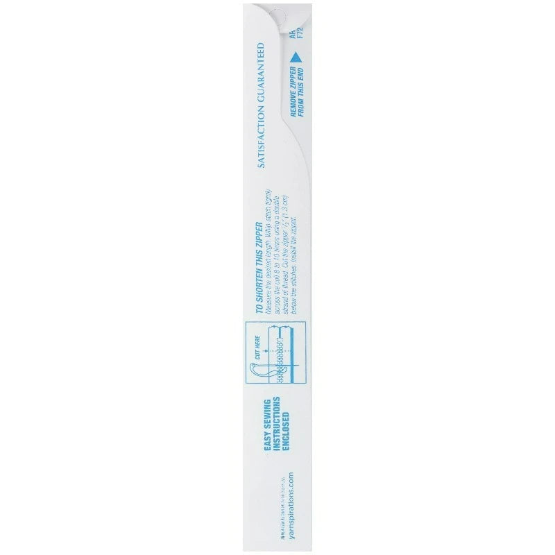 Polyester 22" All Purpose Light Pink Sewing Zipper, 1 Each
