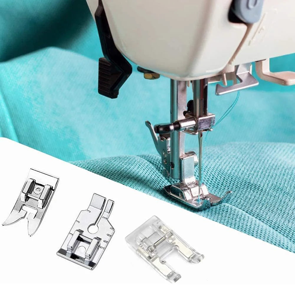 13 PCS/Box Presser Foot Set Roller Foot Invisi Zipper Foot For Household Sewing Machine Accessories