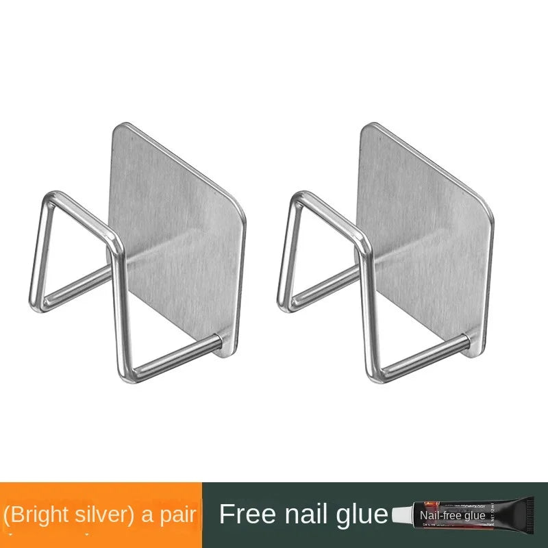 Stainless Steel Wall Mounted Storage Rack For Pots And Covers