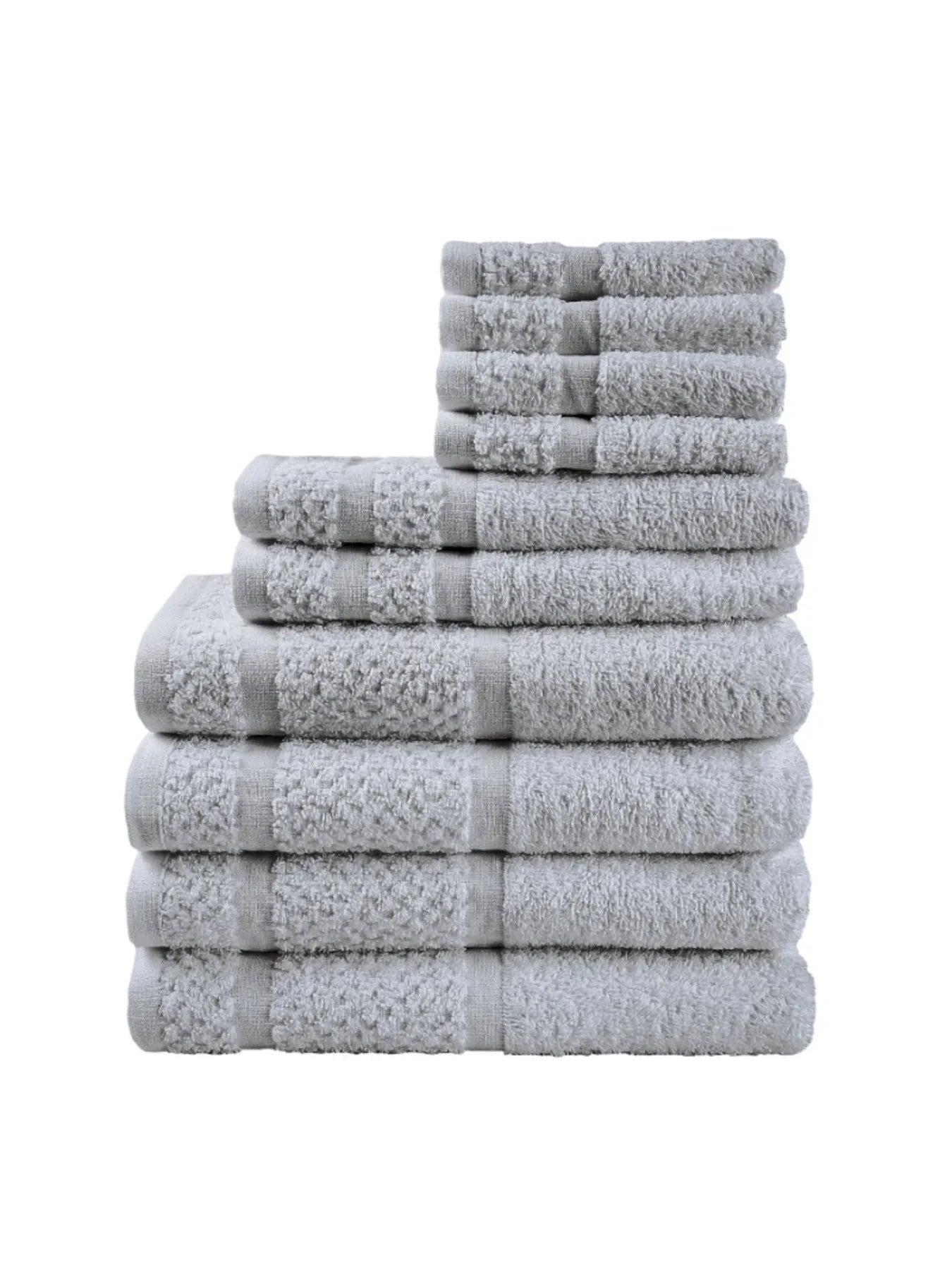 Guangdong 10 Piece Towel Set Ultra Soft Durable Cotton