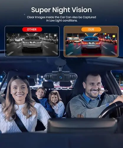 YTYIN Rimoody 4Channel 1080P Dash Cam Night Vision Parking Monitor