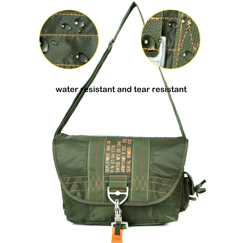 LQARMY Tactical Shoulder Sling Bag Nylon Waterproof Outdoor Daypack