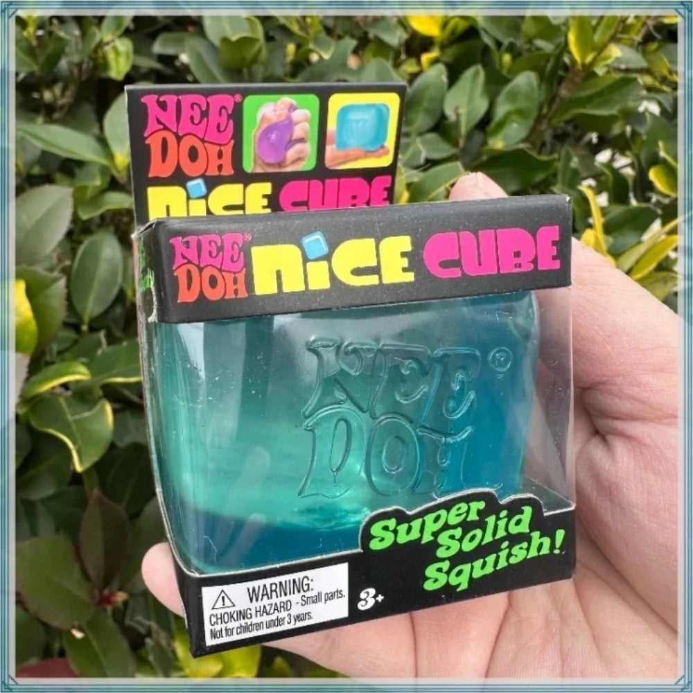 Needoh Nice Cube Sensory Stress Reliever Fidget Tool For Anxiety