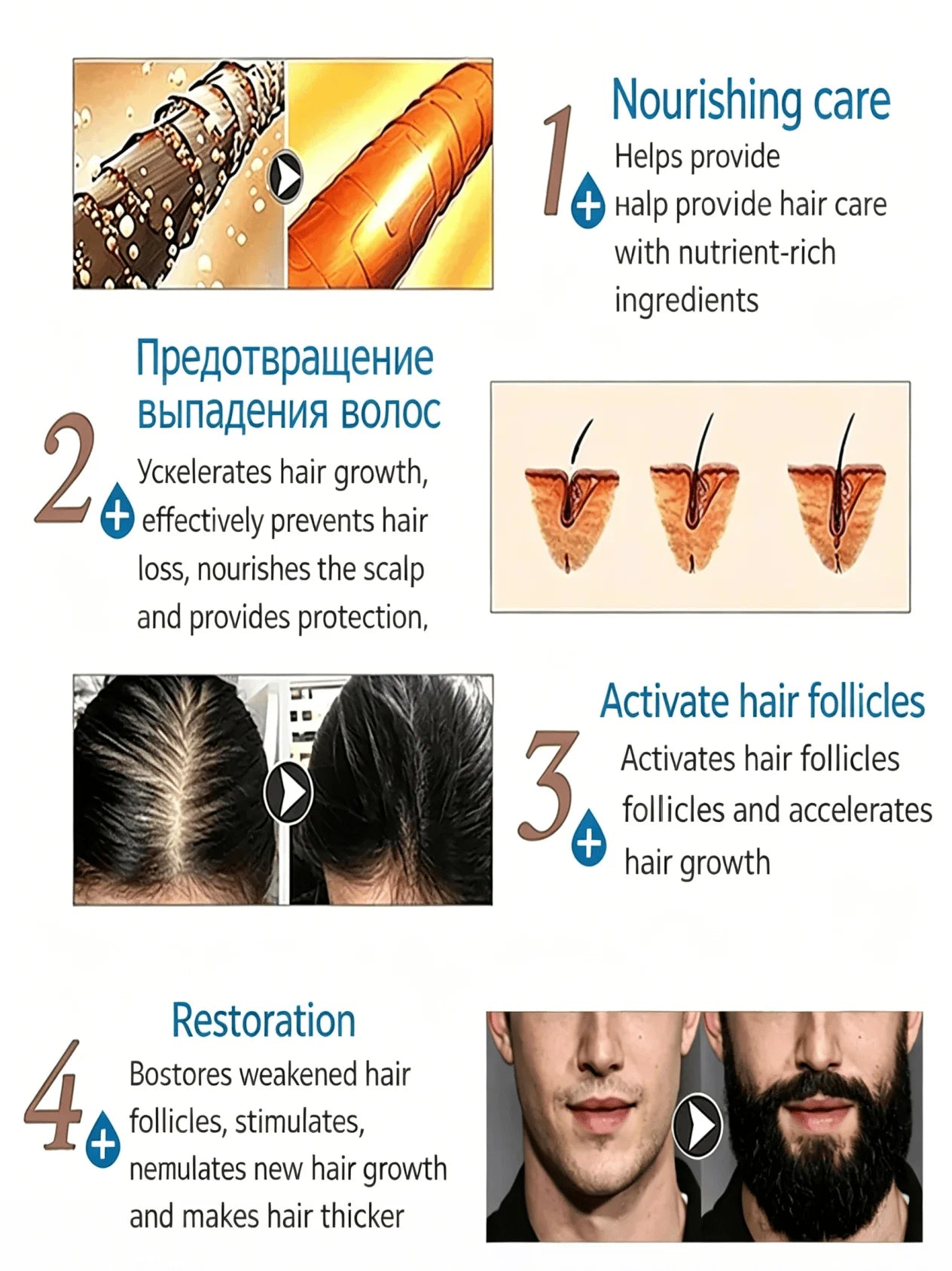 Women's mascara, eyelash growth and lengthening, eyelash care, eyebrow shaping