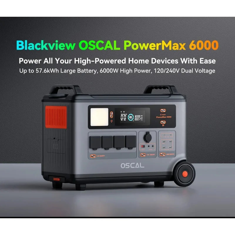 CHUBAN PowerMax 6000 Portable Power Station 6000W 3.6kWh
