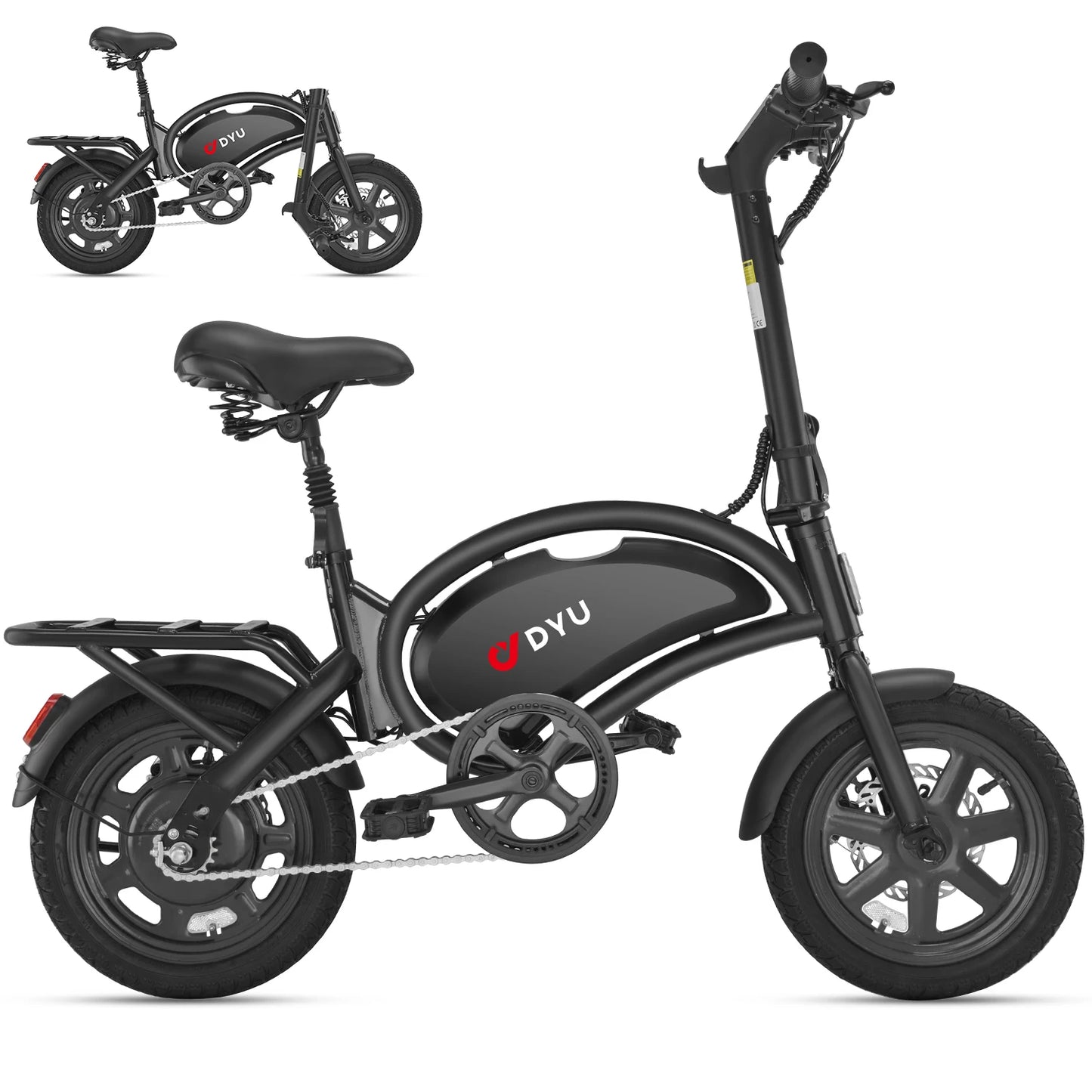 Dyu D3F Electric Bike 500W Peak Motor 36V Battery Ultimate