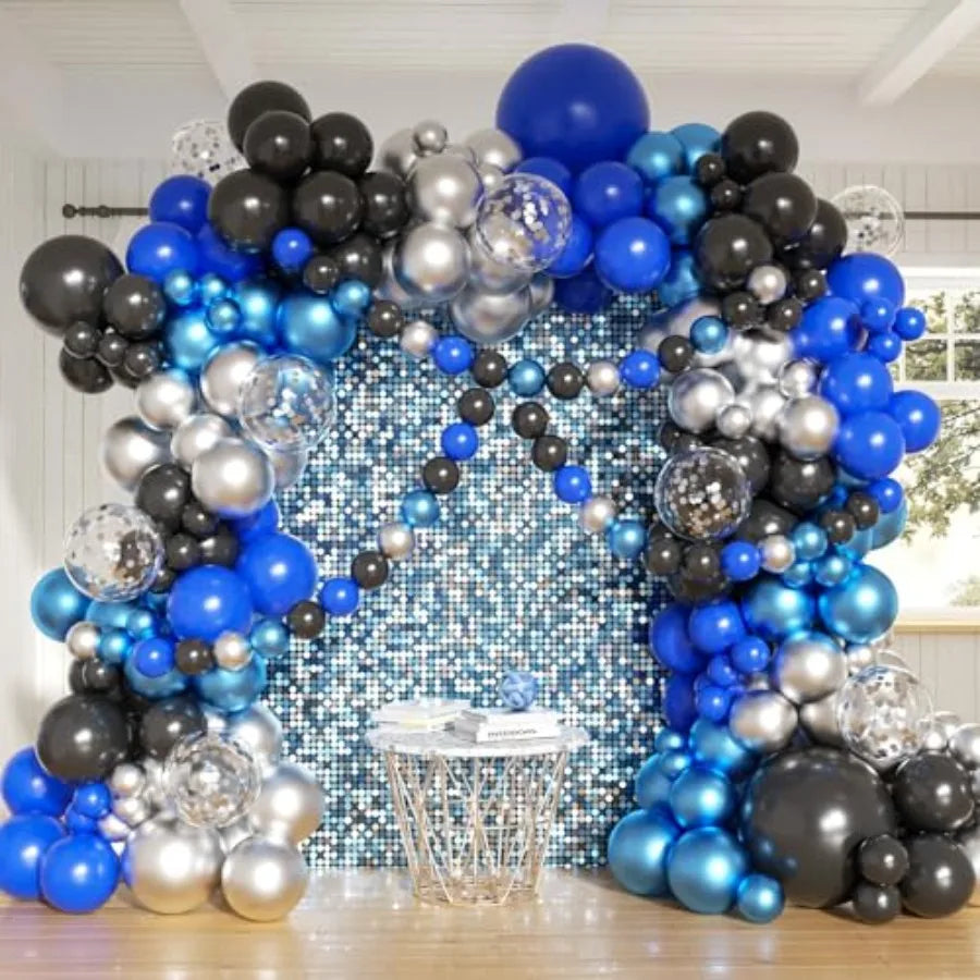 Balloon Arch Kit, 162pcs Light Clear Balloons for Wedding Bridal Shower Baby Shower Gender Reveal Baby Boy Birthday Party Decor