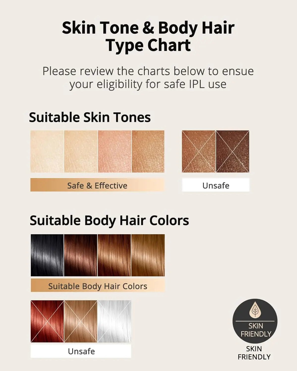 LYSMOSK IPL Laser Hair Removal Epilator With Ice Cooling