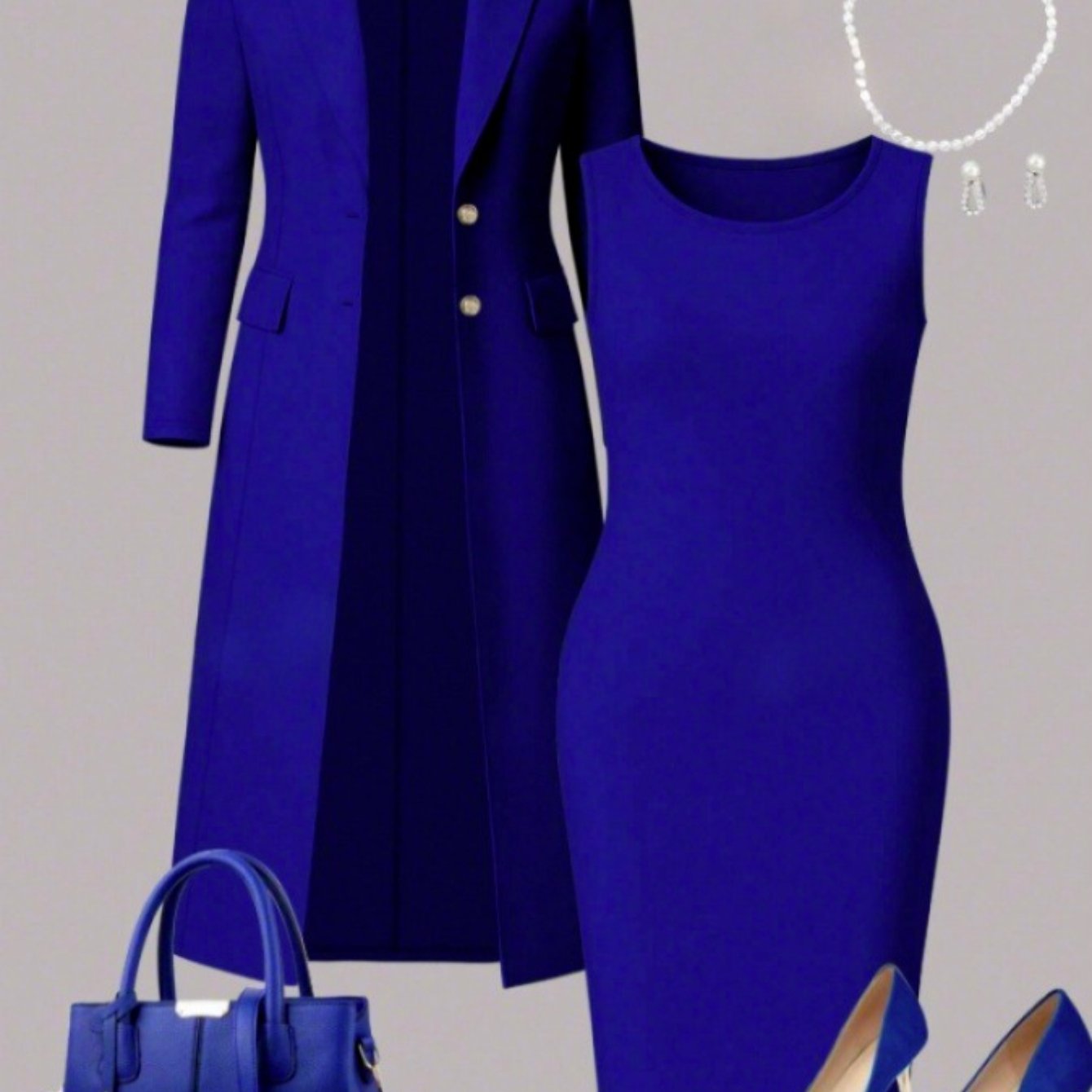 2 Piece Women's Suit Set With Lapel Trench Vest And Skirt For Autumn Winter Office Wear And Evening Occasions