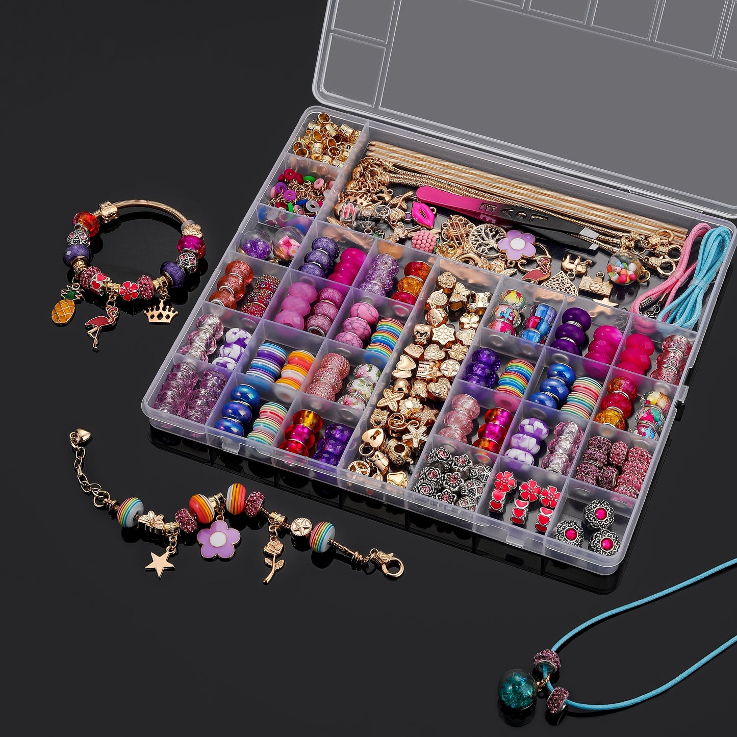 230 Handmade Golden Jewelry Set All Seasons By GYLTRYX Mixed Color Metal Jewelry Collection