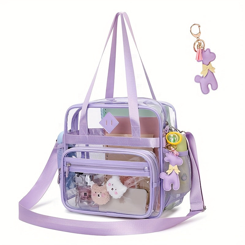 PIG PIG GIRL PVC Shoulder Bag High Capacity Crossbody