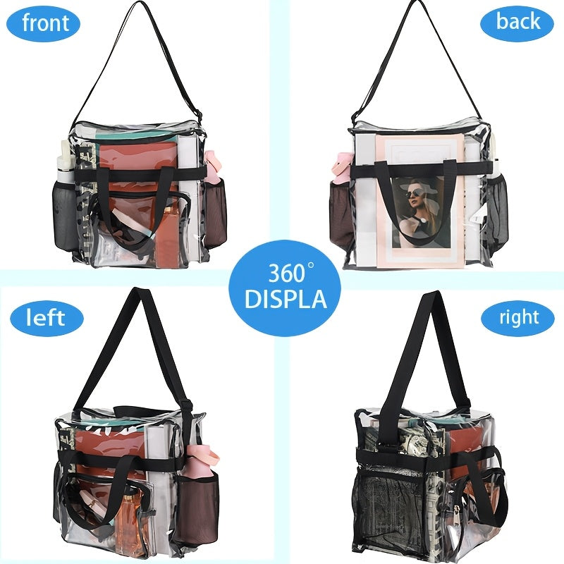KINPATER Transparent Stadium Bag for Concerts and Sports Events