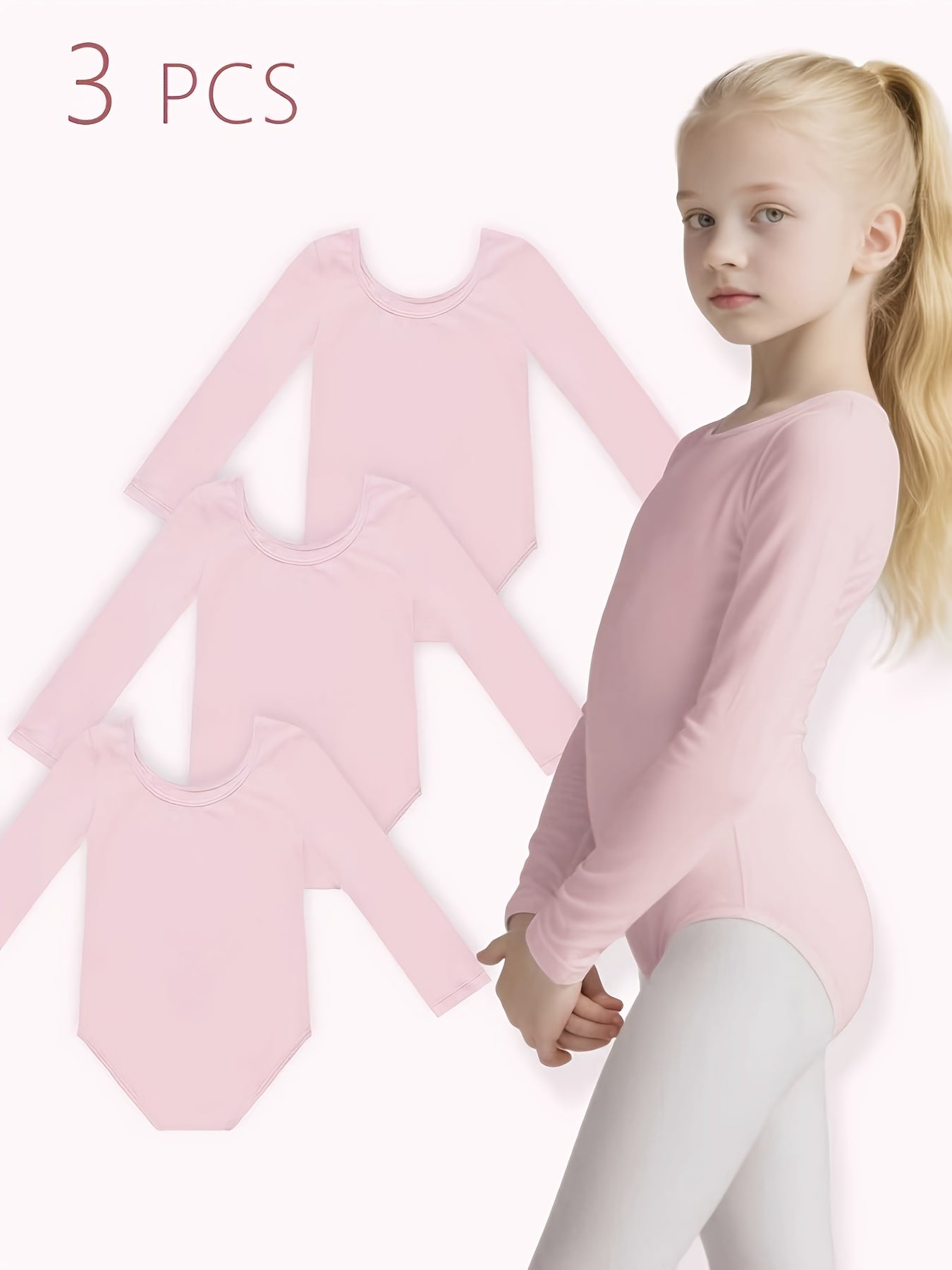 Youngsters Girls Ballet Leotards Soft Stretch Fabric