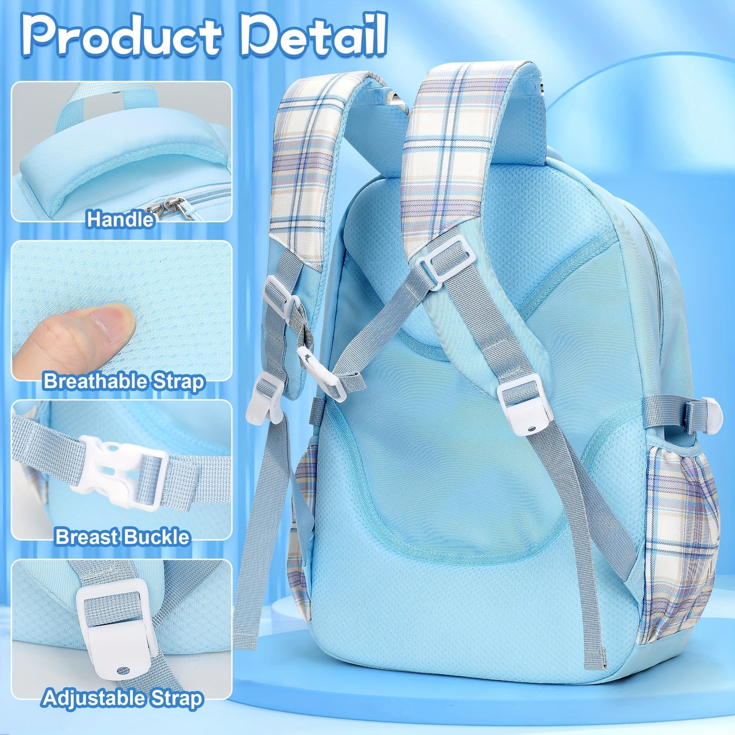 Sanrio Cartoon Shoulder Bag Lightweight Travel Backpack For Students