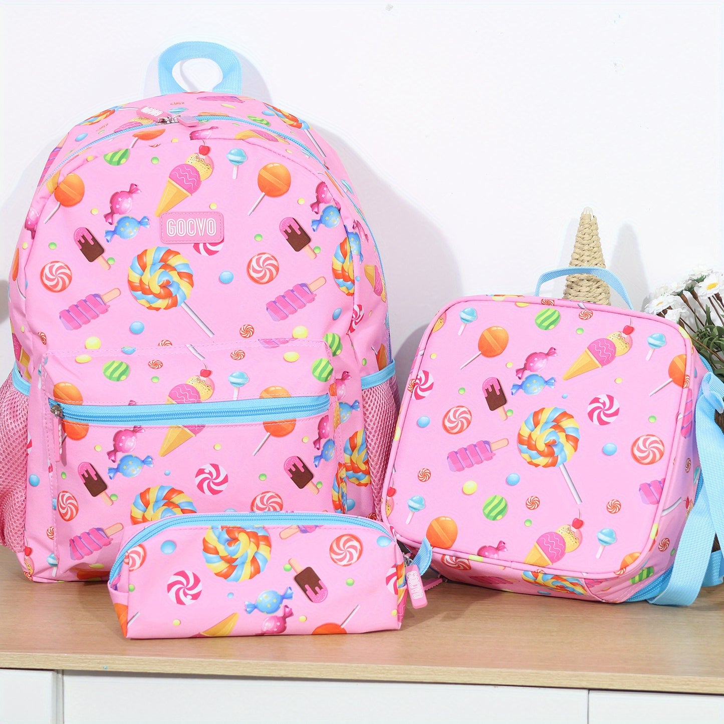 Kids School Backpack Set With Lunch Bag Pencil Case