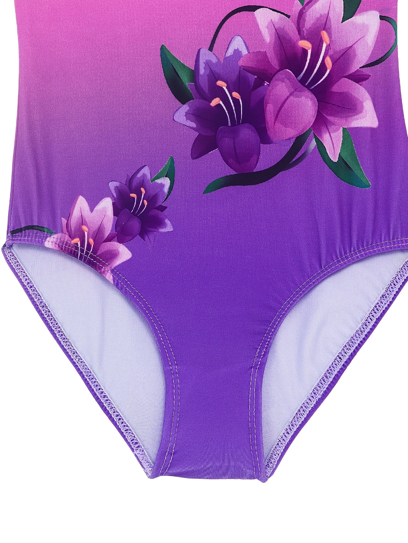 Girls' Gymnastics Bodysuit Set, Shiny Ballet Dance Outfit with Three Pieces Including Sparkling Shorts And a Headpiece.