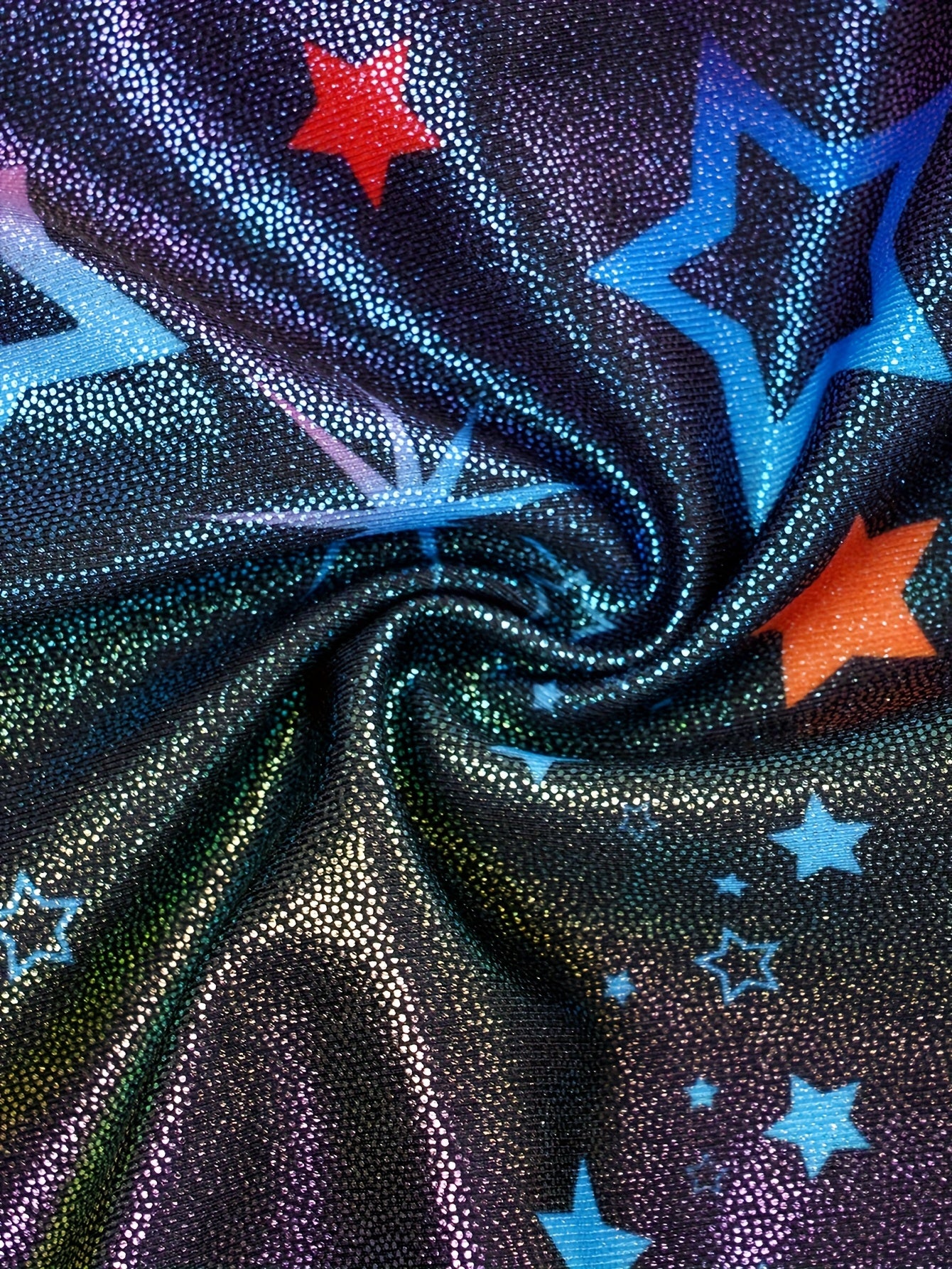 3pcs Gymnastics Leotards for Girls, Youngsters Sleeveless Y-neck Glitter Stars Dance Unitards Biketards with Shorts + Hair Scrunchies Purple, Cute Gymnastics Outfits for Girl, for Outdoor, Perfect for Outdoor