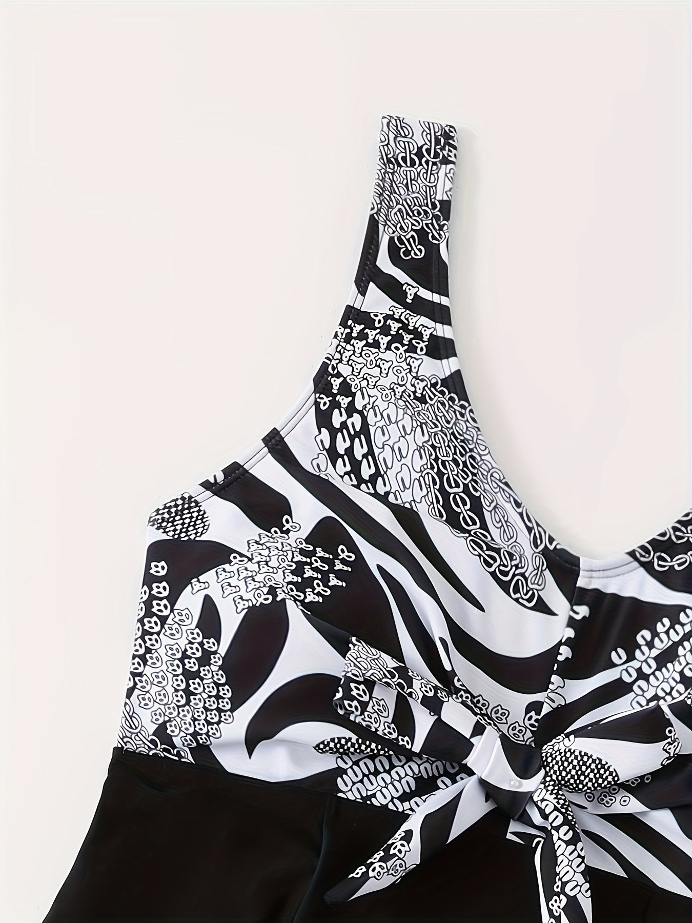 New Swimsuit Women's Skirt Split Boxer Pants Conservative Tankini Swimming Suit