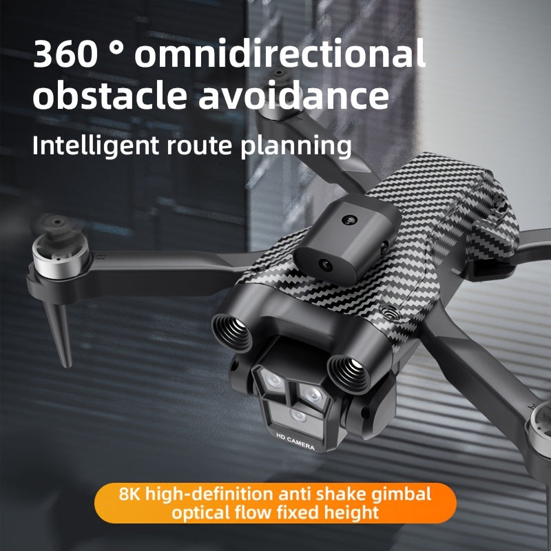 Three-camera Drone, Foldable Remote-controlled Drone, Remote-controlled Toy, Easy to Operate, Suitable for Beginners, Gift for Men, Indoor and Outdoor Drone for Christmas And Halloween, Drone with Screen Remote Control, Indoo