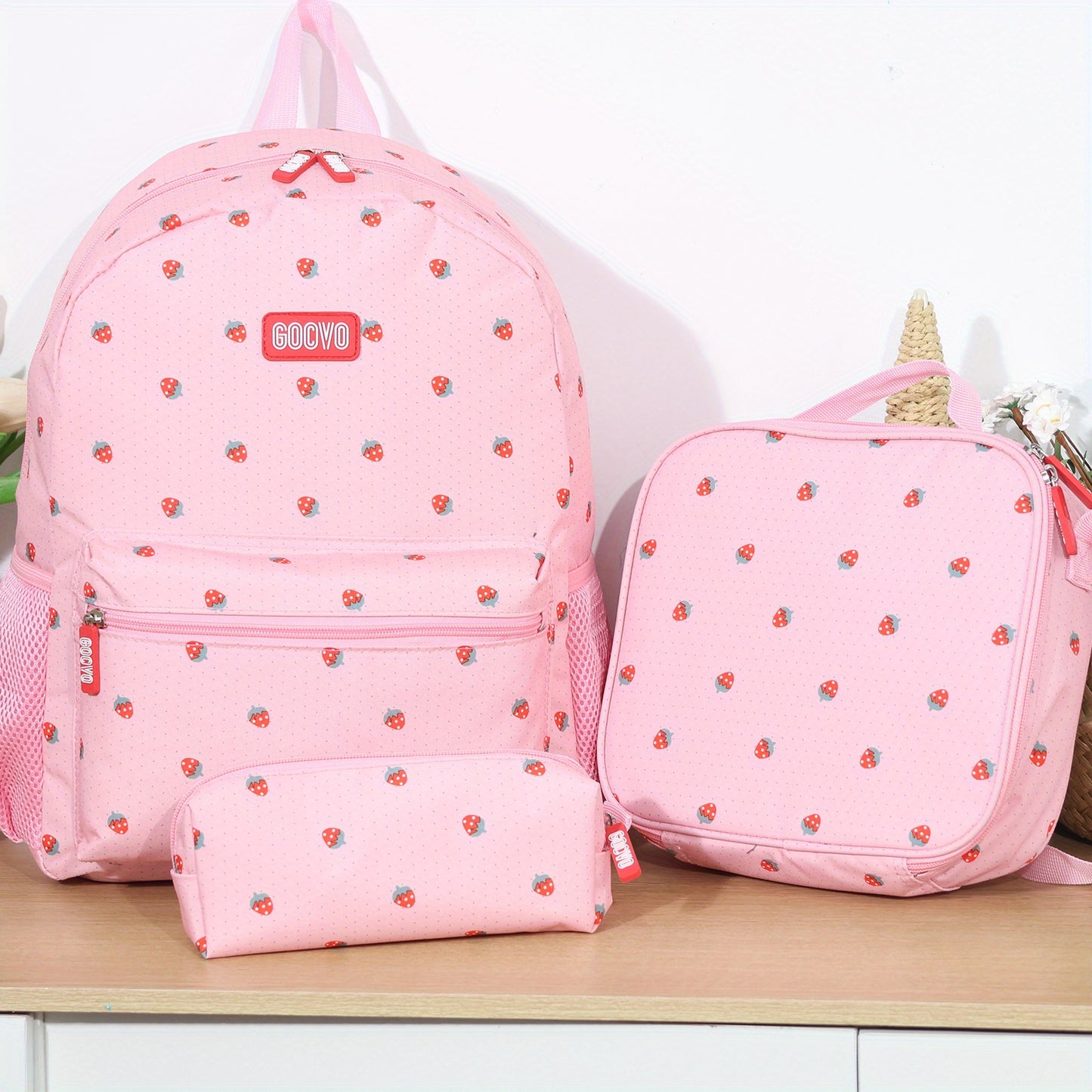 Kids School Backpack Set With Lunch Bag Pencil Case