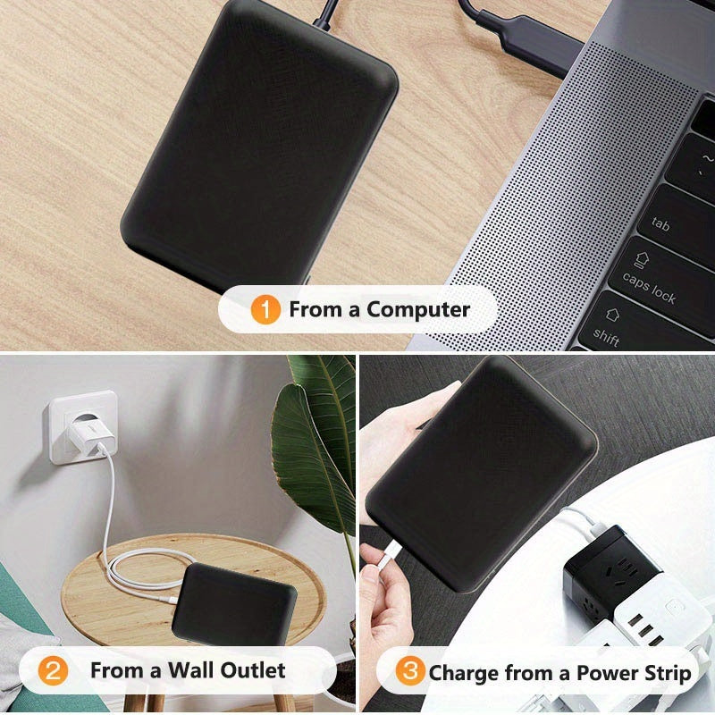 The 10000mAh Portable Power Bank Is Ultra-lightweight, Small And Has A Large Capacity. It Is Suitable for Electric Vests And Air-conditioned Suits. It Can Charge A Mobile Phone with 2.1A Fast Charging And Has 2 USB Ports for