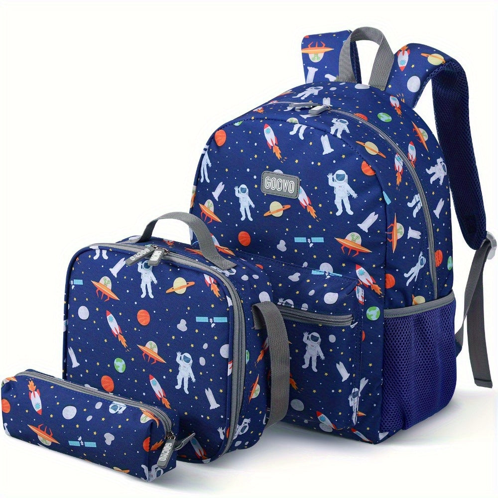 Kids School Backpack Set With Lunch Bag Pencil Case