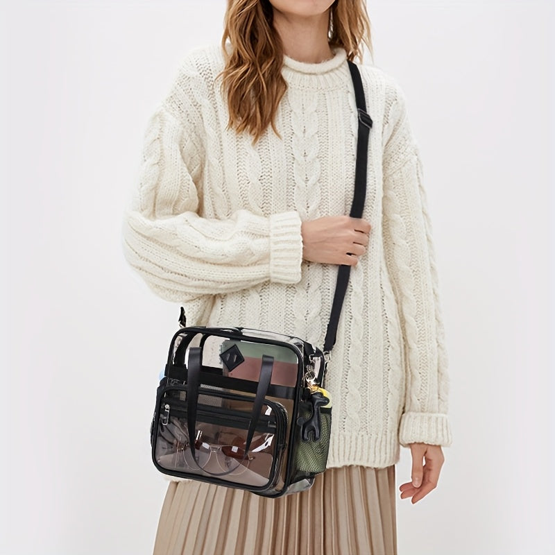 PIG PIG GIRL PVC Shoulder Bag High Capacity Crossbody